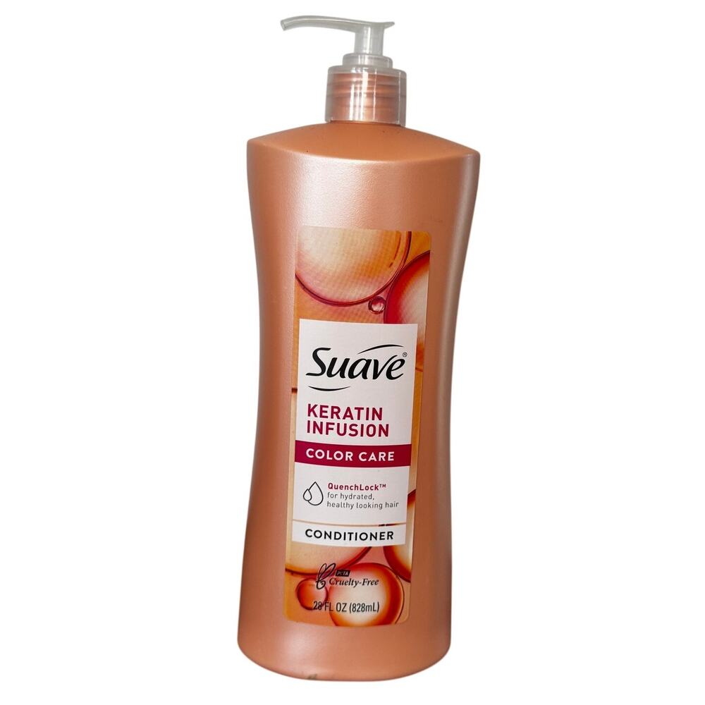 New Suave Keratin Infusion Conditioner Color Care Quench Lock 28 Fl Oz